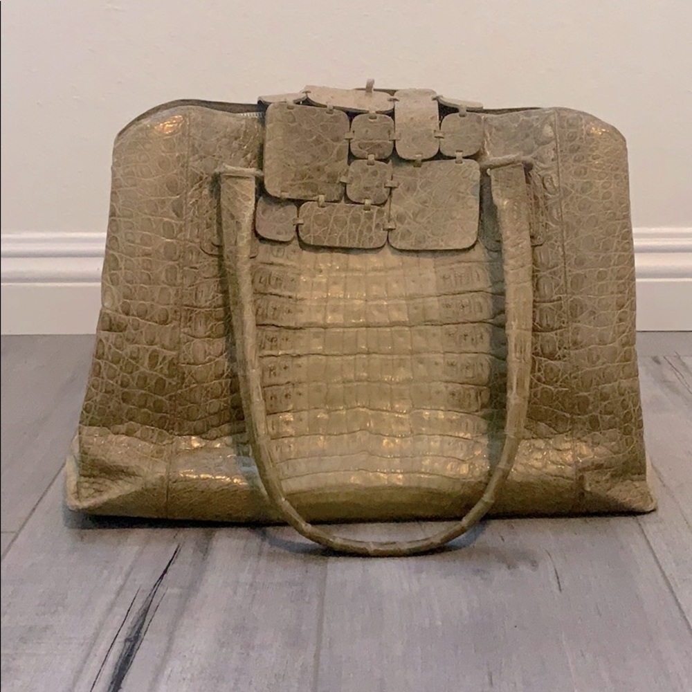 Nancy Gonzalez crocodile medium sized handbag
